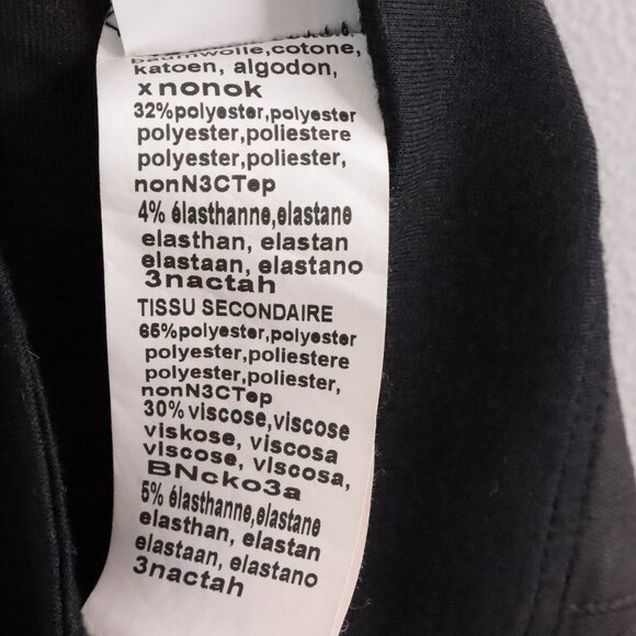 MADO Et Les Autres Women's 40 / M Black Faux Leather Panel Skinny Legging Pants - Picture 7 of 8